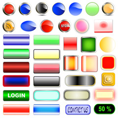 Collection de boutons