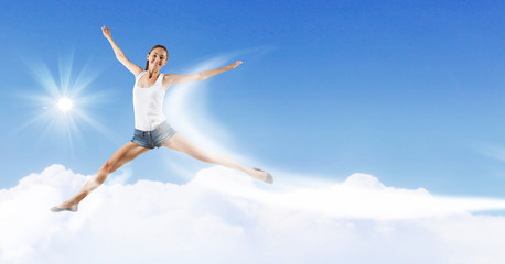 Fototapeta premium Modern style dancer posing