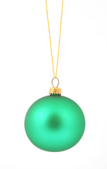 Green christmas ball