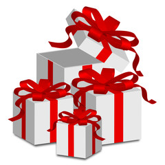 Present boxes Background