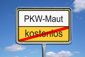 Obraz premium PKW-Maut