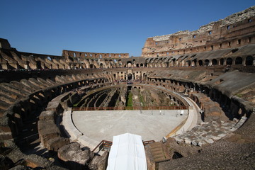 Fototapeta na wymiar w stronę Koloseum