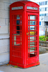 Obraz premium Old Telephone Booth