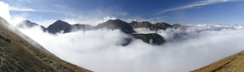 southern look form Rakon  in West part of Tatra mountains