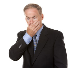 stressed businessman