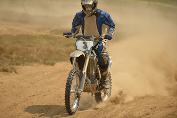 Fototapeta na wymiar motocross rower