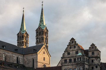 Fototapeta na wymiar Dom und Hofhaltung, Bamberg