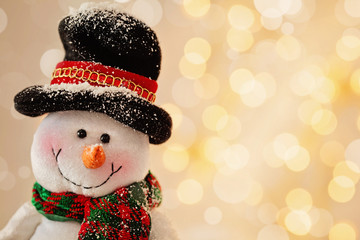 Christmas decoration with snowman