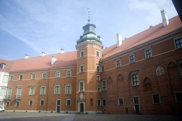 Naklejka premium Pałac Królewski, Warszawa, Polska