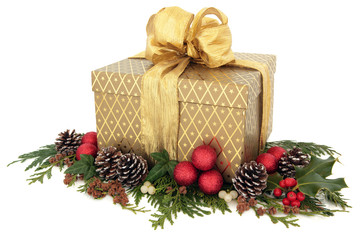 Naklejka na ściany i meble Christmas Gift Box