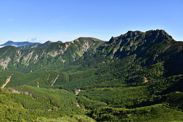 Fototapeta na wymiar 夏の八ヶ岳からの景色