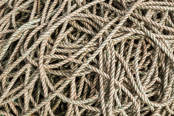 Fishing rope background