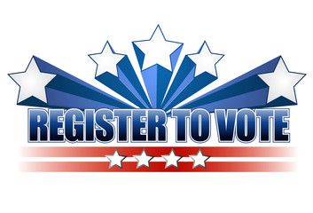 Register to vote illustration design