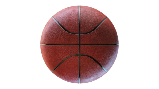 Basketball, Rotation on white background