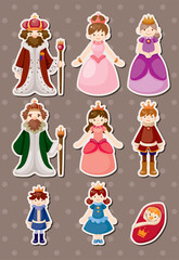 set of Royal people syickers