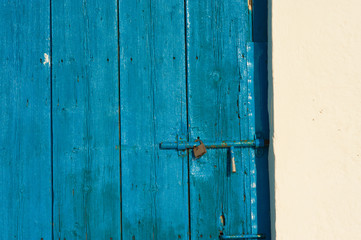 Blue door