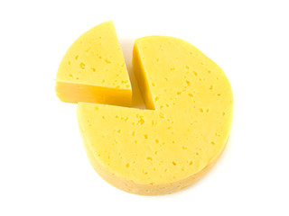 Slices of cheese lika a circle diagram