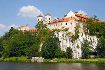 Benedictine monastery in Tyniec near Cracow, Poland