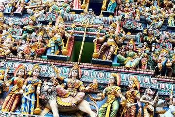 Obraz premium hinduism statues
