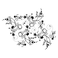 Abstract floral background