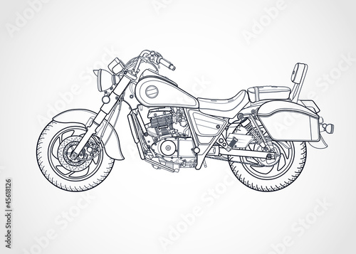 "Harley Davidson vector" fichier vectoriel libre de droits