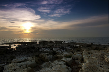 tramonto sul mare in Croazia
