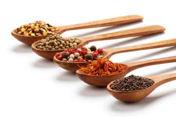 Spices in Spoon