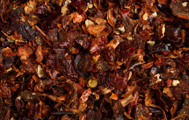 Dried Paprika Background