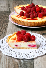 Raspberry cheesecake