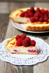Raspberry cheesecake