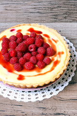 Raspberry cheesecake