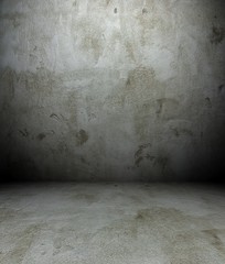 3d plaster and concrete texture, empty interior