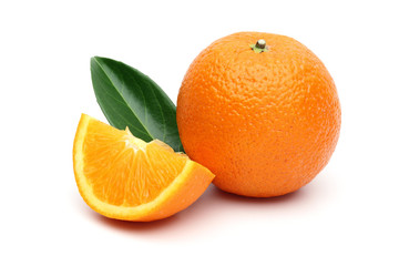 Orange and orange slice