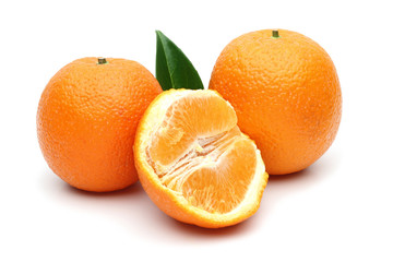 Two Oranges and half orange