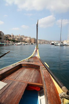 Maltese Dghajsa water taxi