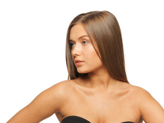 Fototapeta premium beautiful woman with long hair