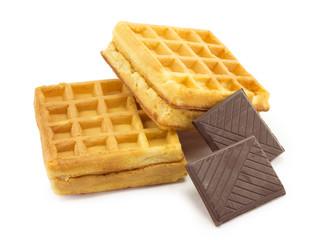 wafer, chocolate