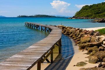 Obraz premium Beautiful tropical beach , Thailand