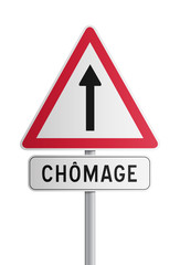 Panneau chômage