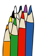 Colored pencils