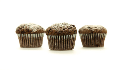 Muffins mit Puderzucker