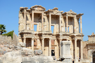 Obraz premium Roman Library of Celsus in Ephesus (Efes) from Roman time