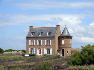 Obraz premium maison sur la lande