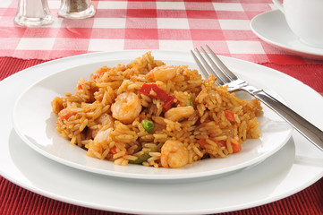 Shrimp stir fry