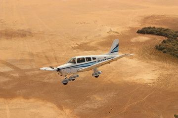 Vol au-dessus du Sahara Libyen