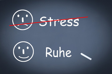 Stress Ruhe