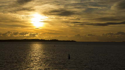 Obraz premium Sunrise at sea