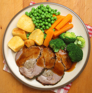 Sunday Roast Pork Dinner