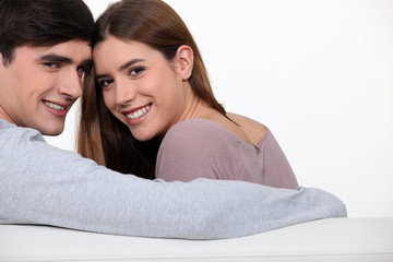 Couple enjoying a romantic evening