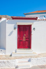 Old red Door